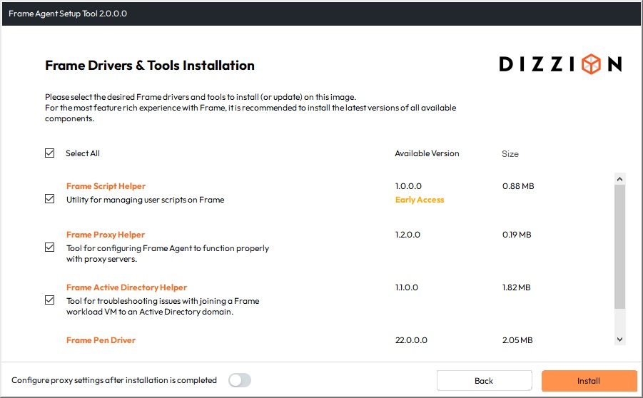 FAST - Bundle View - Select Drivers and Tools